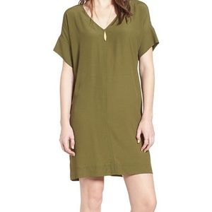 Madewell Desert Olive Novel T-Shirt Dress